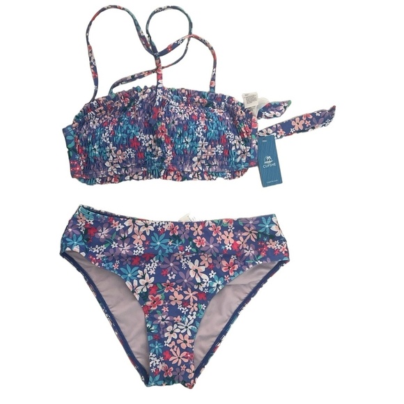Cupshe Other - NWT Cupshe Womens Two Piece Bikini Set Mid Waisted Floral Size S